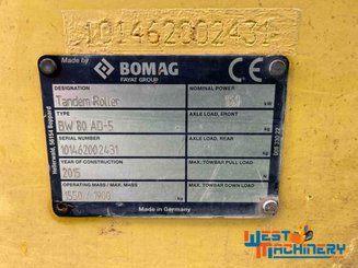 Compacteur tandem Bomag BW80 AD-5 - 9